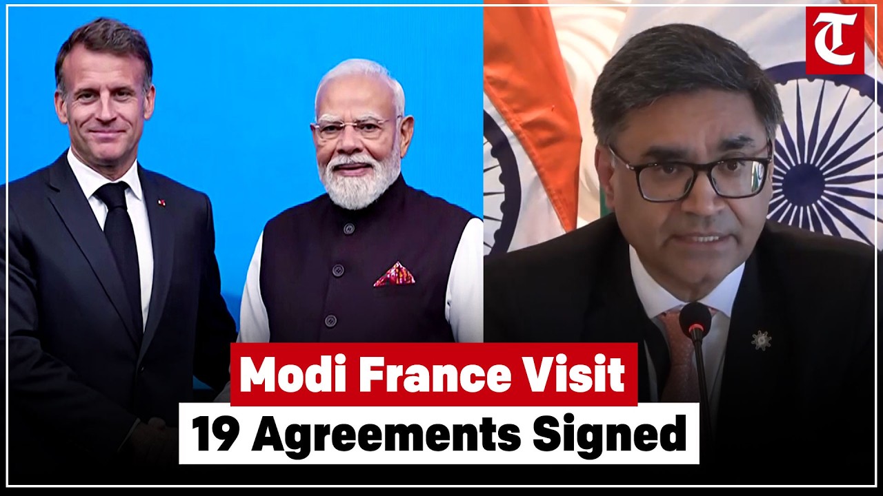 MEA: 19 Agreements Signed During PM Modi&rsquo;s Landmark France Visit