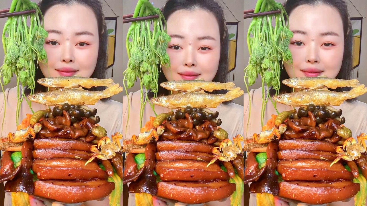 So Tender! Rural ASMR Eating Braised Pork 😋 Home Cooked Food Show