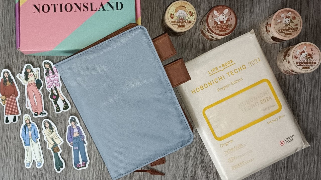Hobonichi Techo 2024 + Cover und Zubehör Unboxing /deutsch #hobonichi #hobonichitecho