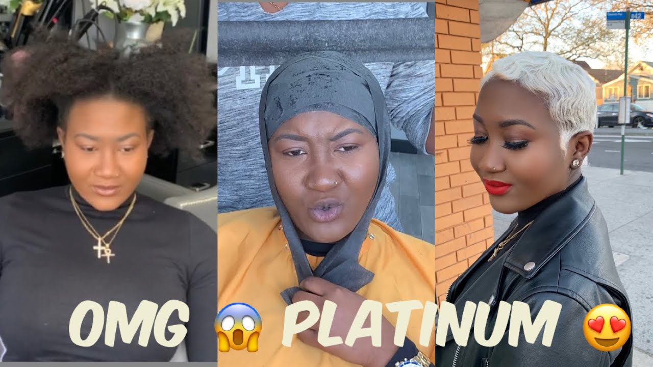 PLATINUM PIXIE ON DARK SKIN BEAUTY