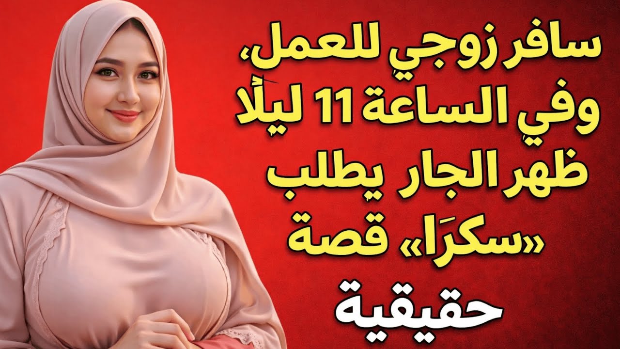سافر زوجي للعمل، وفي الساعة 11 ليلًا ظهر الجار يطلب «سكرًا»  قصة حقيقية