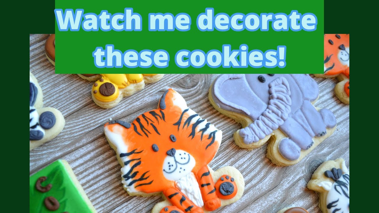 Jungle/ Safari Animal Cookies