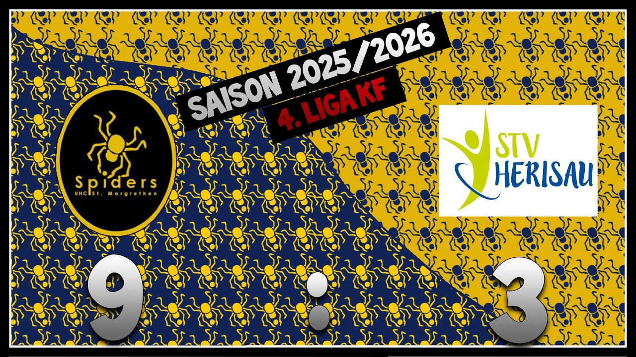 UHC Spiders St.Margrethen VS STV Herisau | 08.03.2026 | 4.Liga | KF | Unihockey