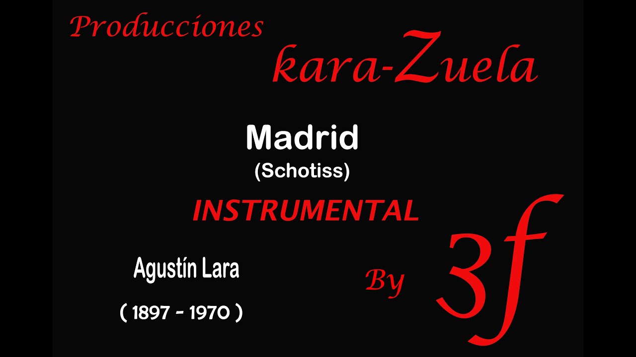 Karaoke Madrid schotis (instrumental)