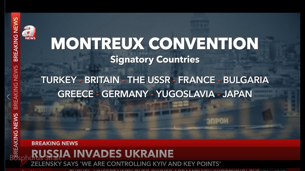 Turkey to maintain Montreux convention reagarding the Bosphorus Strait