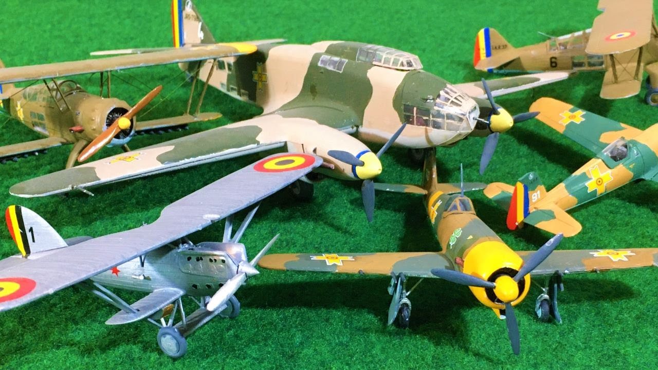 Golden Age Romanian Fighters and Bombers Model Collection Sound Kit Covers 1/72 Romanian Air Force