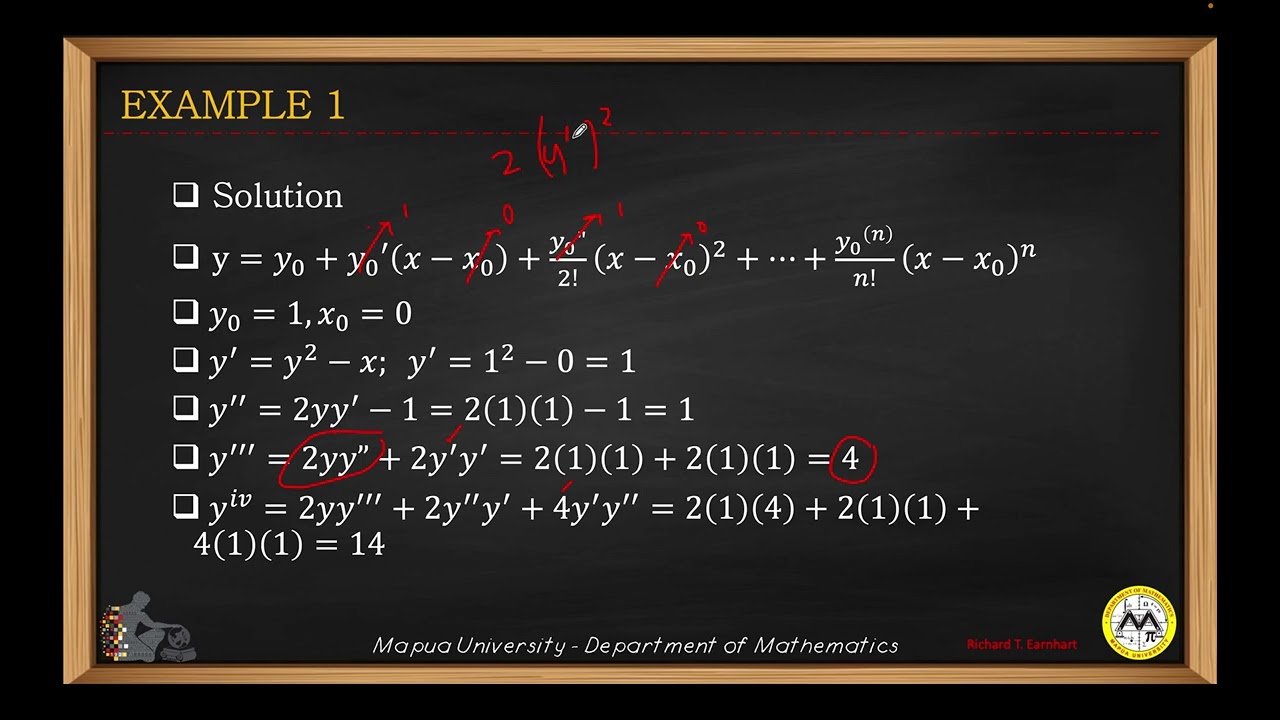 Taylor's Polynomial & Method of Successive Approximation