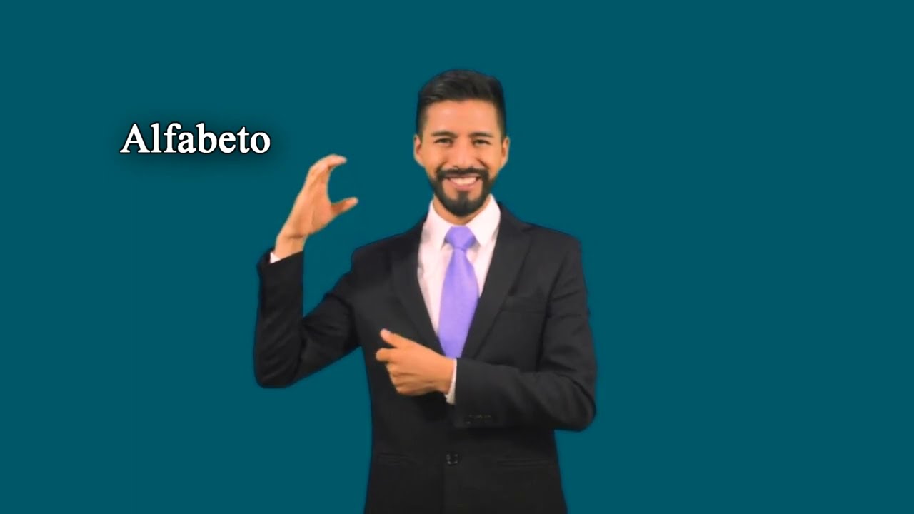 Abecedario en Lengua de Señas Mexicana LSM / Alfabeto en Lengua de Señas mexicana. ABC.