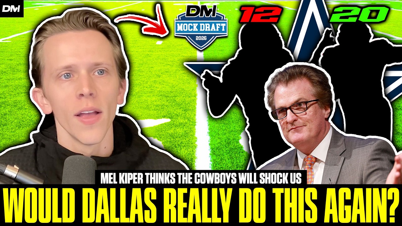 This Dallas Cowboys Mock Draft is Not What I Expected From Mel Kiper...