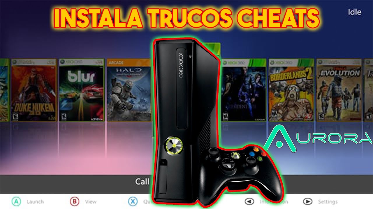 Instalar y activar TRAINERS, trucos, TRAMPAS o cheats en xbox 360 rgh AURORA (guía tutorial)