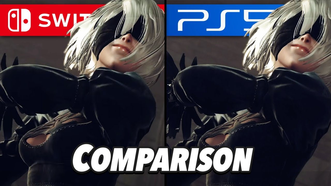 Nier Automata Graphics Comparison (Switch Vs. PS5)
