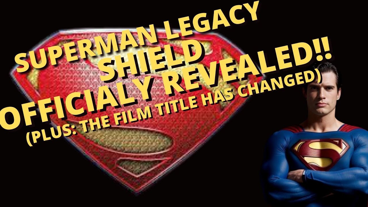 Gunn OFFICIALLY Reveals the Superman Legacy Shield!! & Title of the Film has CHANGED?!