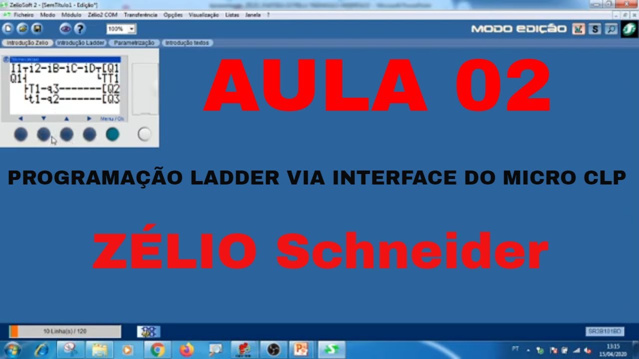 AULA 02  -  ESTRELA TRIÂNGULO MICRO CLP ZÉLIO   VIA INTERFACE