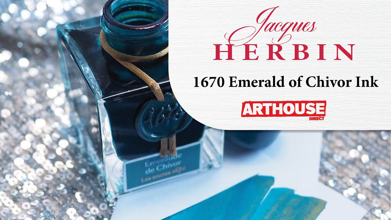 Emerald of Chivor | Jacques Herbin 1670 Prestige Inks