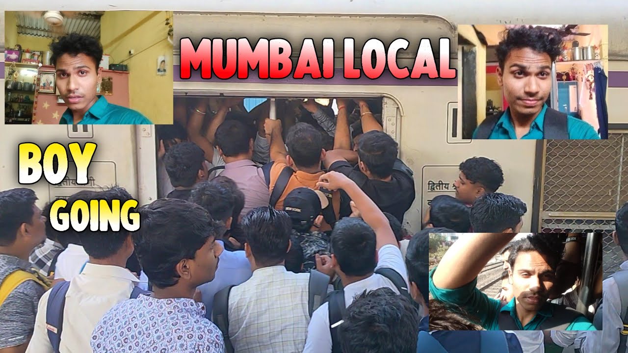 Gujju 😅 Gujarati Boy Going to Mumbai Local 💀 Deadly Adventure In Life 🙂🙂Kese hogaa aajjj 🙂