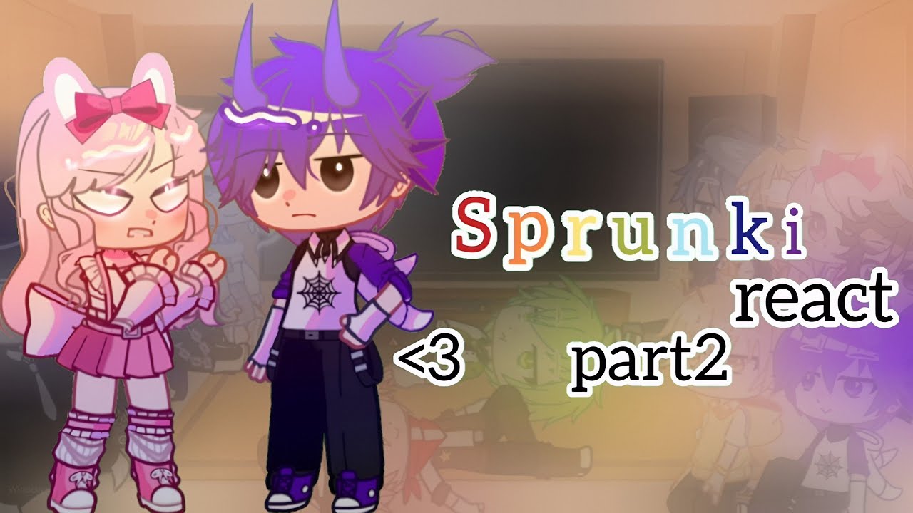 Sprunki react tiktok compilation part2 🎀#gacha #gachaclub #gachanebula #gachalife #edit #gachaedit #