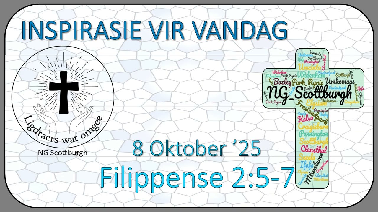 📖 Inspirasie Vir Vandag 08 Oktober 2025