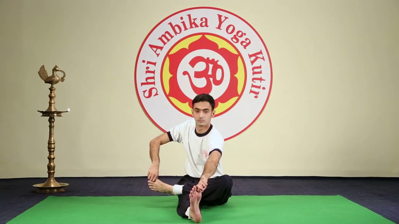 Akarna Dhanurasana - आकर्णधनुरासन - Shri Ambika Yoga Kutir