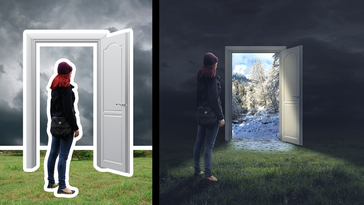 New Door Photo Manipulation Photoshop Tutorial