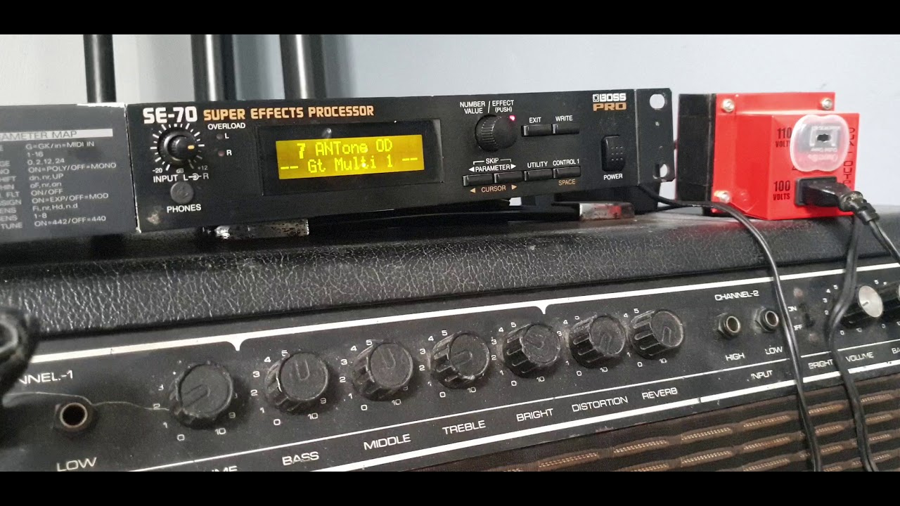 Boss SE-70 Touch Sensitive Overdrive