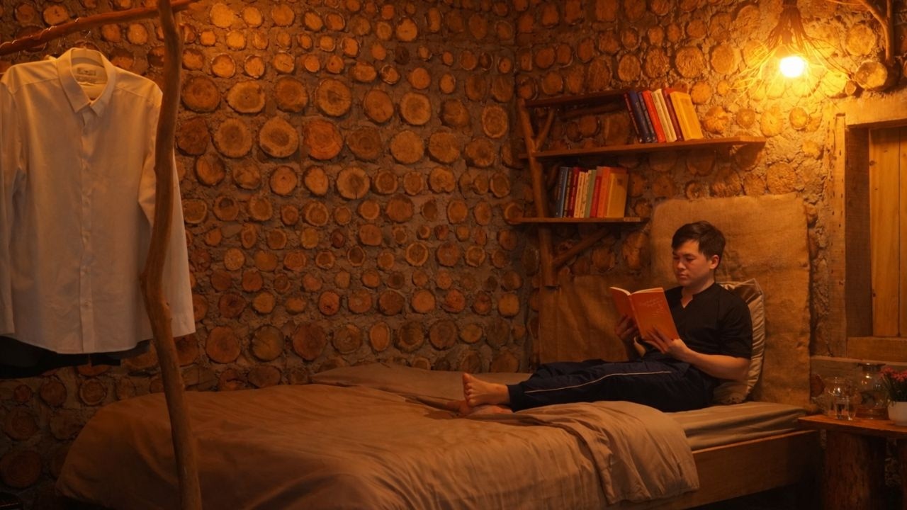 CEO Transforms Abandoned House Into a Cozy Forest Home.