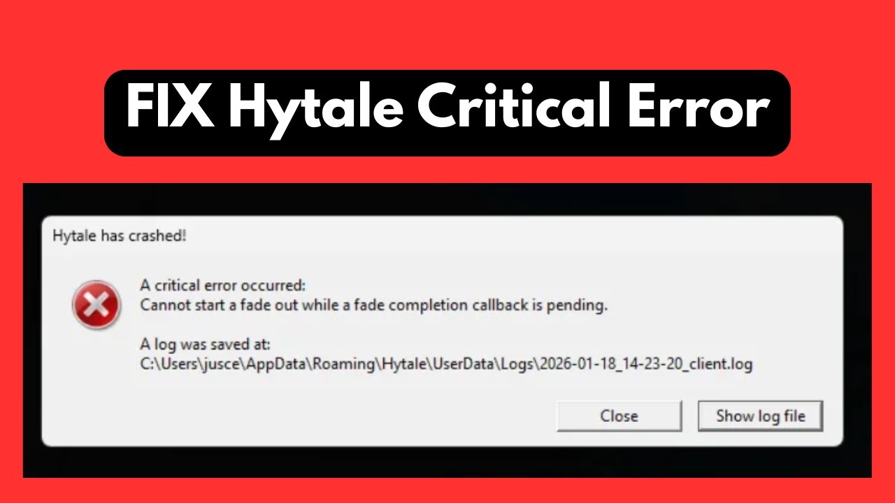 Как исправить ошибку &laquo;Hytale завершила работу с ошибкой &ndash; произошла критическая ошибка&raquo; (простое ...