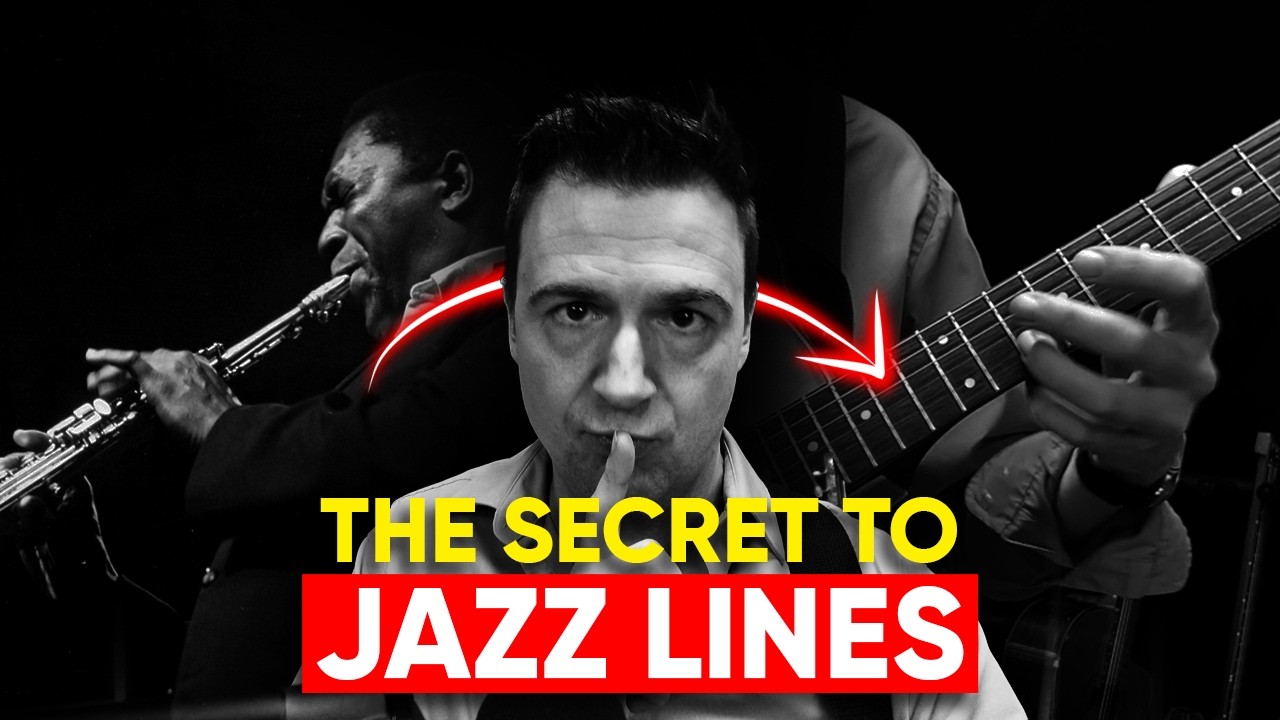 The BEST Way to Create Jazz Lines Over Chord Changes