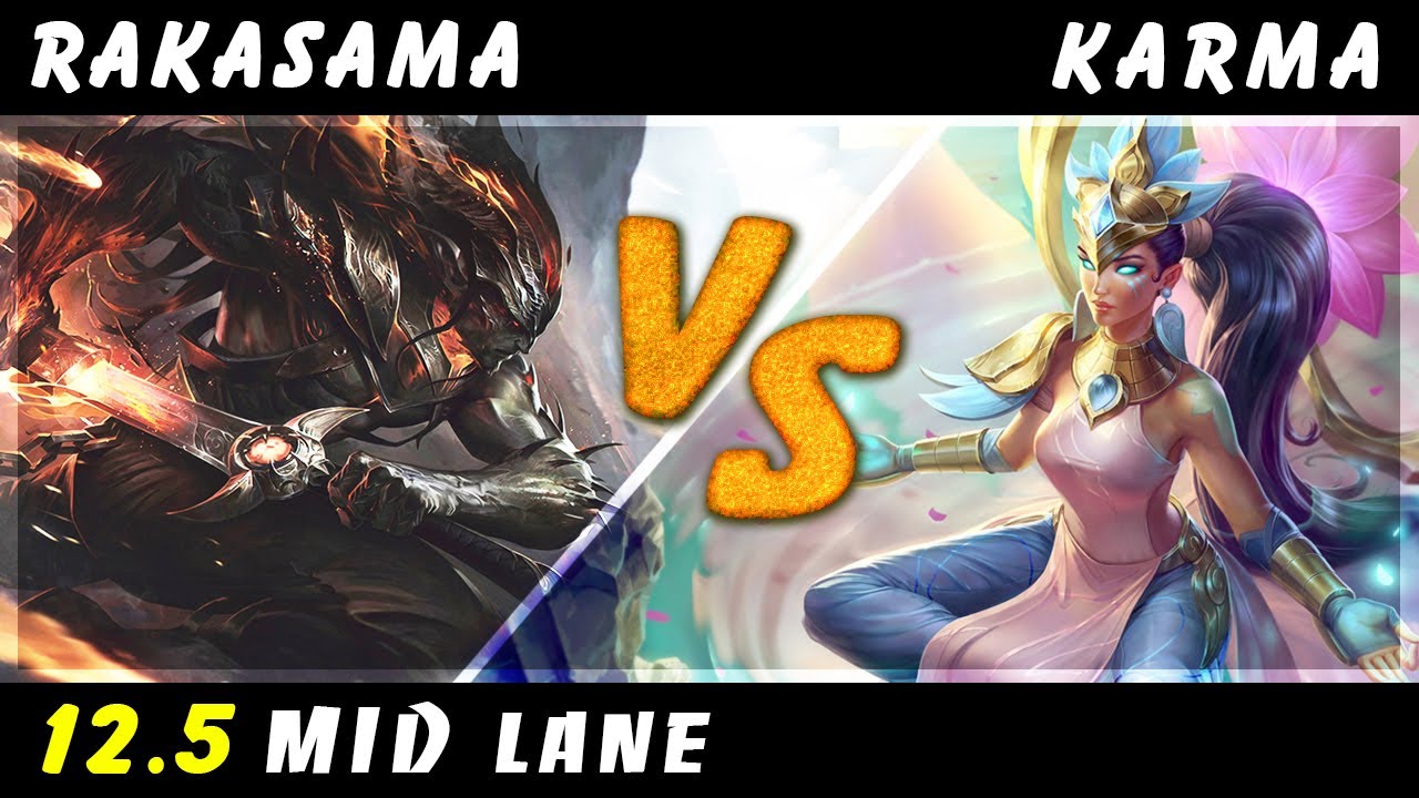 RaKaSaMa - Yasuo vs Karma MID Patch 12.5 - Yasuo Gameplay