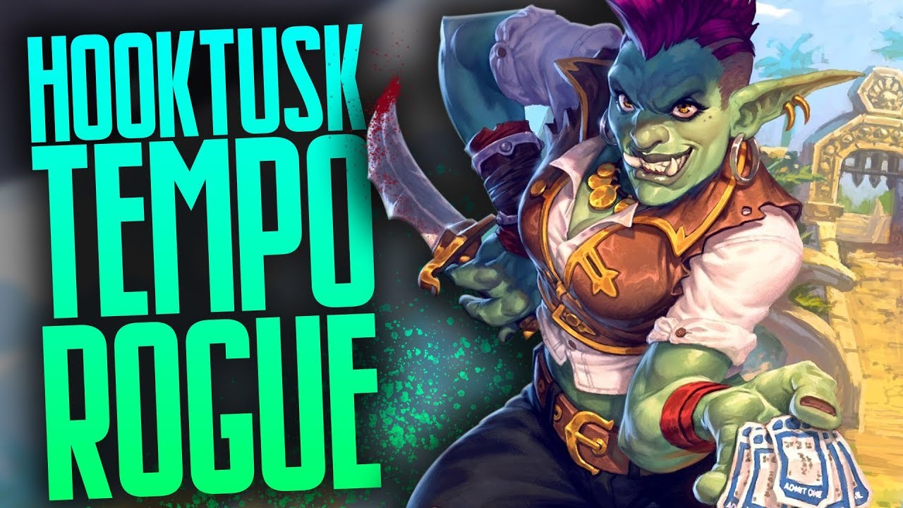 Tempo Hooktusk Strider Rogue | Rastakhan's Rumble | Hearthstone | Dekkster