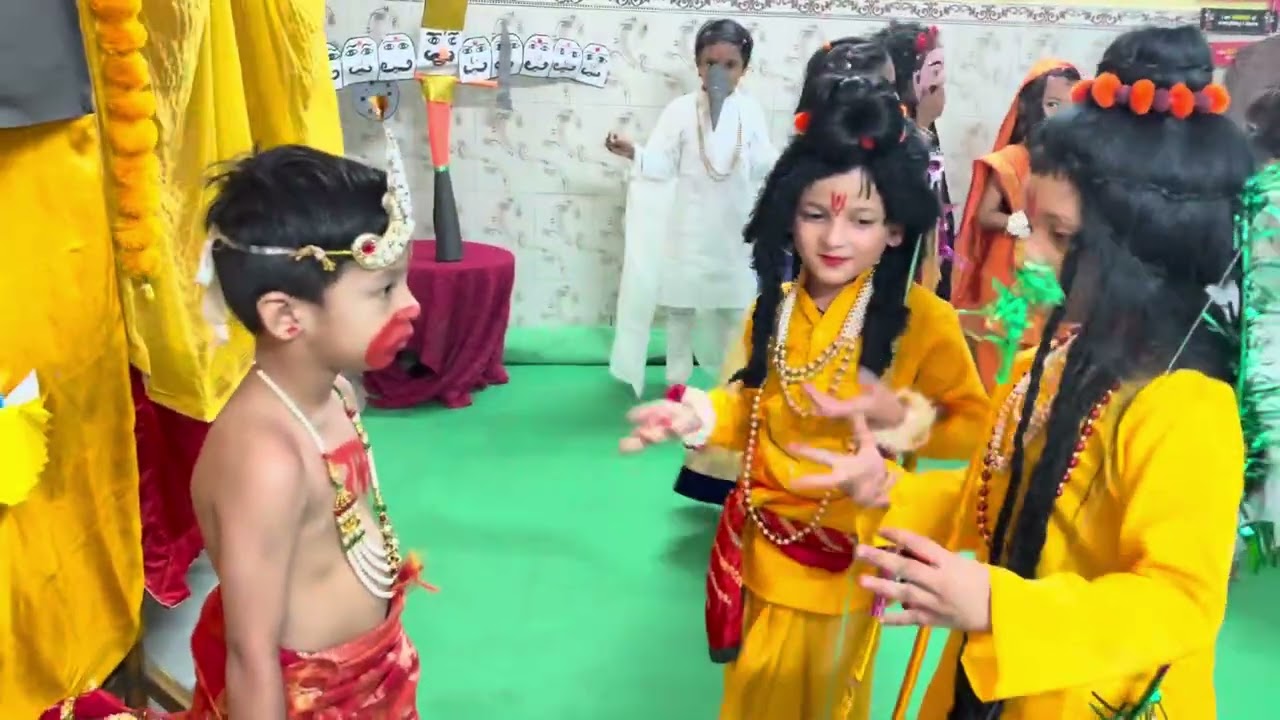 Ramayan act by little children 🥰🩷🌸