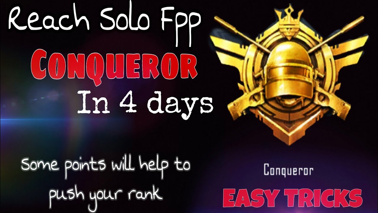 SEASON 14 ,SOLO FPP CONQUEROR PUSHING GAMEPLAY ,TRICKS and TIPS