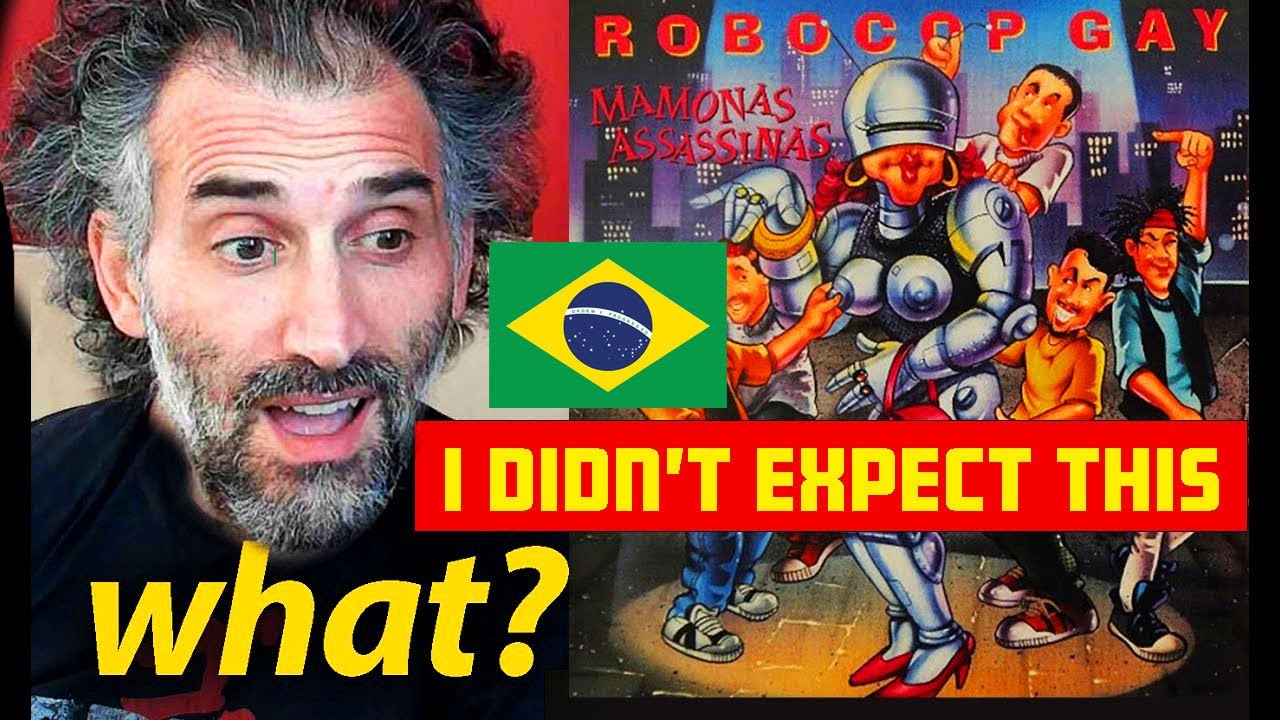 Mamonas Assassinas - Robocop Gay - singer reaction #mamonasassassinas