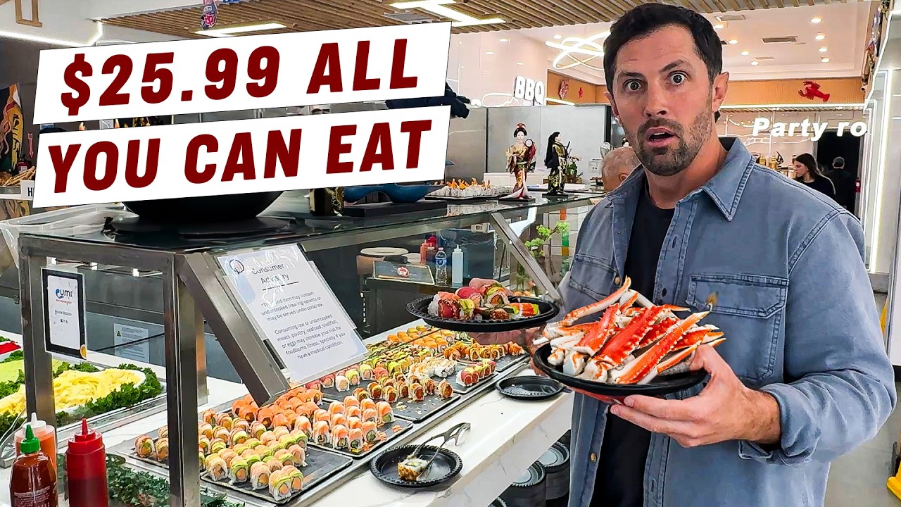 $25.99 All You Can Eat Seafood, Sushi, & Hotpot Buffet in LA!