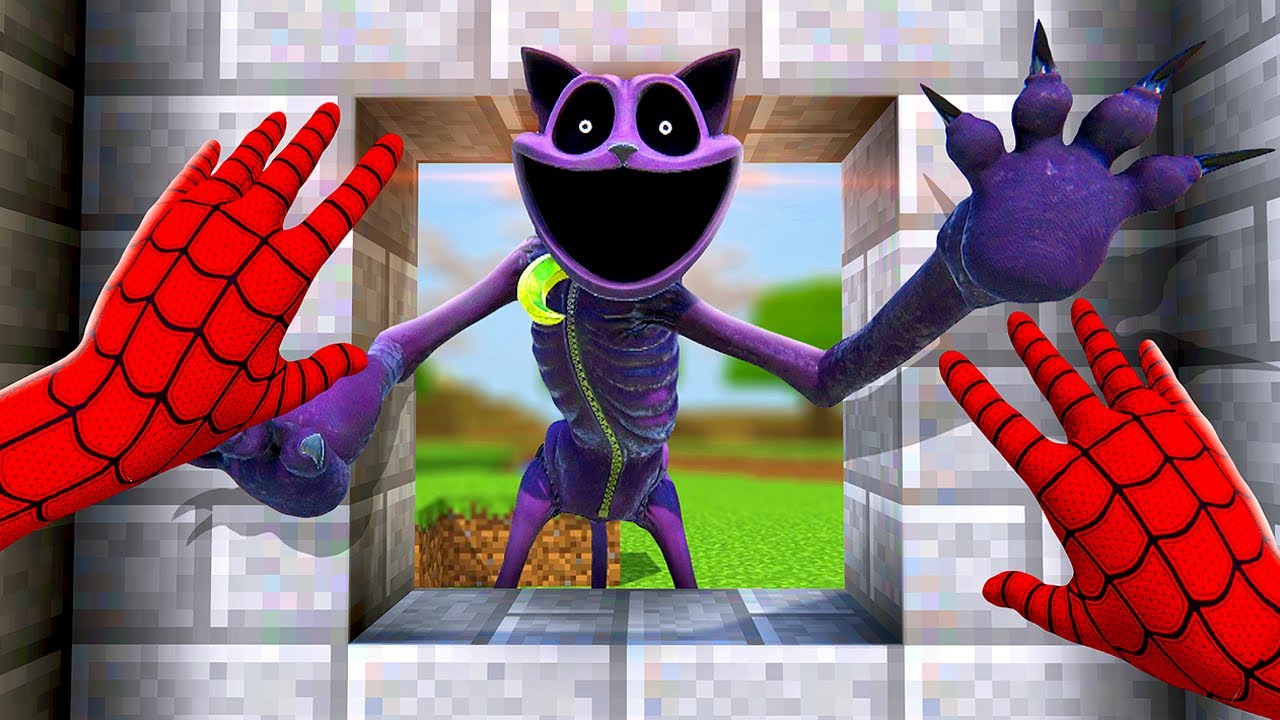 Создание базы Minecraft против CATNAP — Bonelab VR Mods
