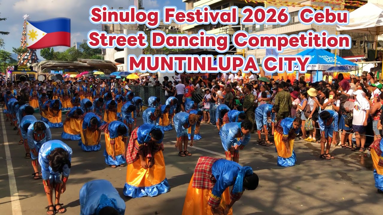 Sinulog Festival 2026 MUNTINLUPA CITY Street Dancing Parade & Festival Costume Cebu City DANCE 