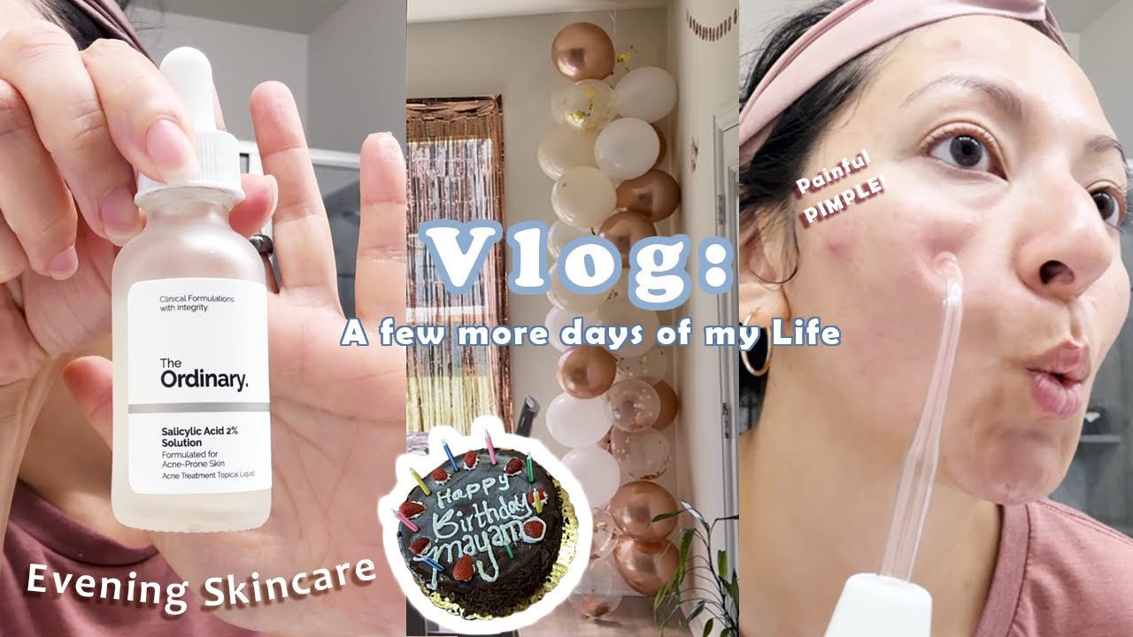 Vlog: 💕Husband💕threw me a surprise birthday party and even vlogged it!!🎉+ Evening Skincare🧴
