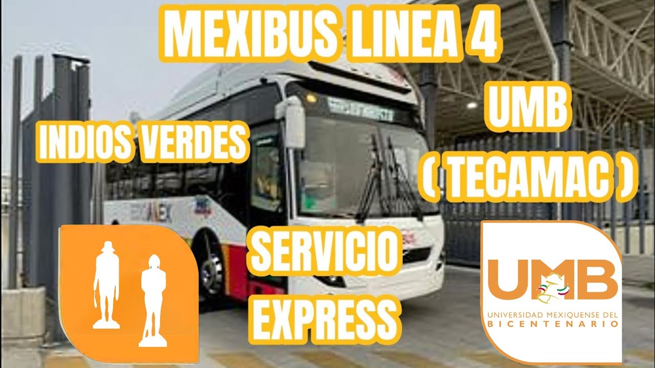 Recorriendo Mexibus Línea 4: Indios Verdes a UMB Tecámac (SERVICIO EXPRESS) cámara rápida