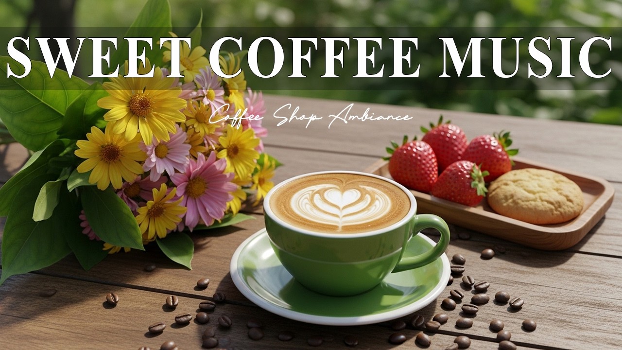 Sweet Coffee Music☕ Coffee Shop Ambiance & Bossa Nova Piano for Working