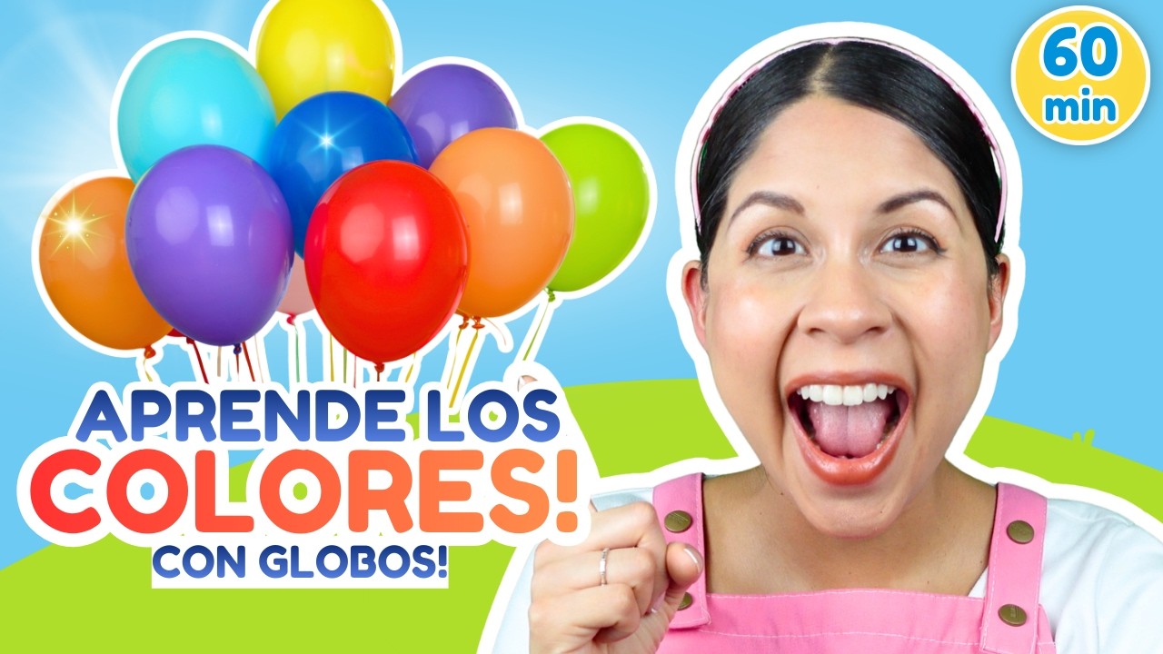 🎈 Aprende los Colores con Globos en Inglés y Español | Video Educativo para Niños | Toddler Learning