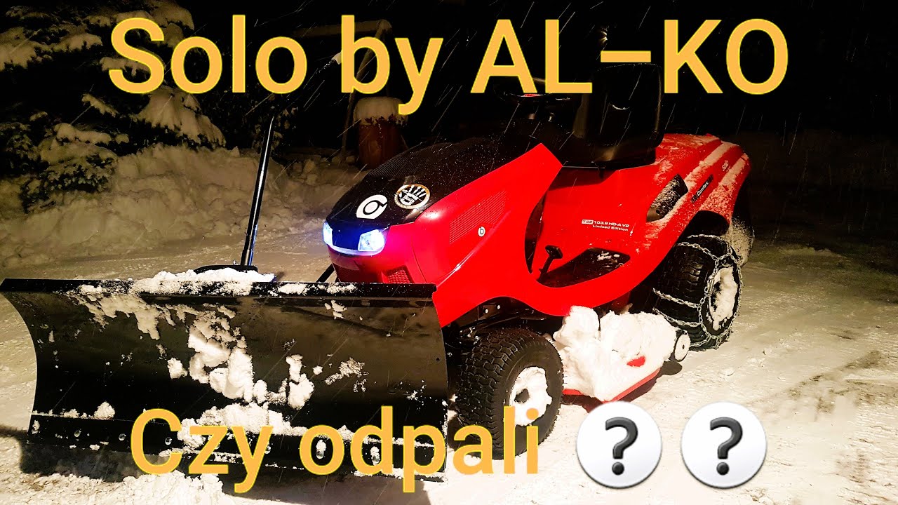 ⚠️ Traktorek Kosiarka SOLO by AL-KO T.22  700cc V2  ⚡⚡ odpalanie po kilku latach postoju ‼
