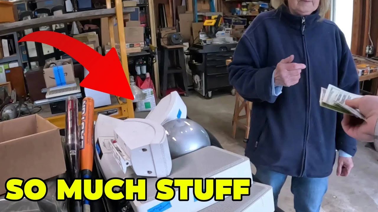 IT PAYS TO BE EARLY AT GARAGE SALES