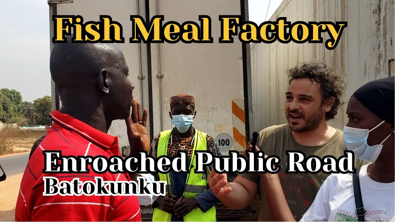 Batokunku Fish Meal Factory encroached on Public Road.