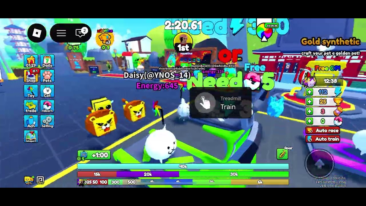 Playing battle cats training pt1