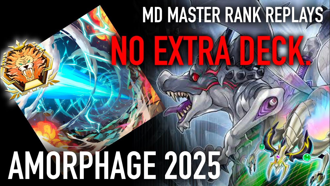 trolling the MASTER RANK ladder with a PENDULUM STUN DECK?! AMORPHAGE DECK 2025 MASTER DUEL REPLAYS
