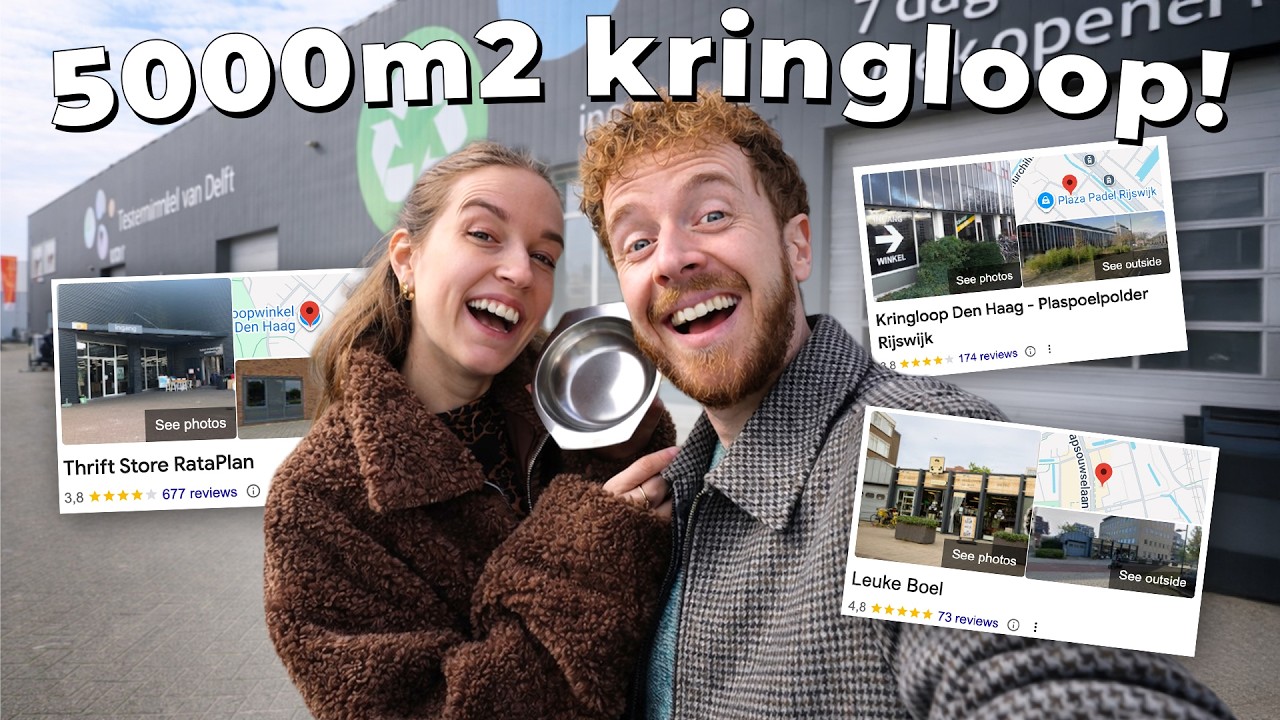 KRINGLOOP Tour in Den Haag, Delft en de GROOTSTE van NL?! 🤩
