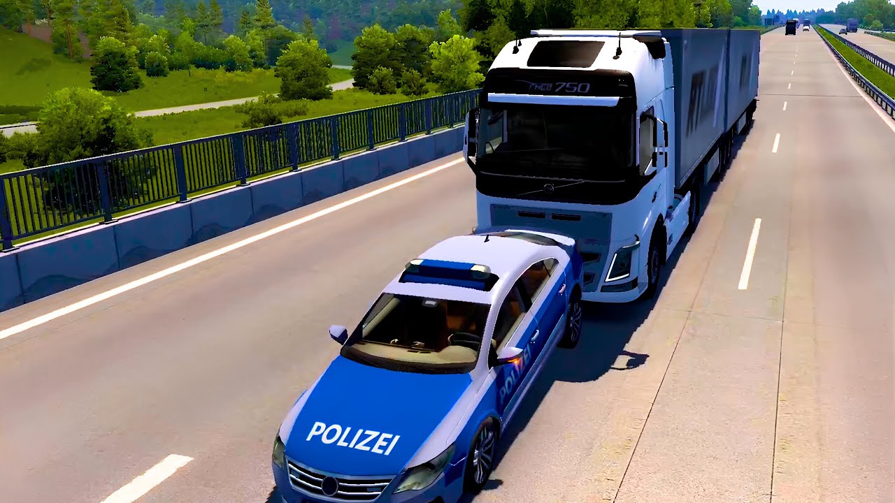 Euro Truck Simulator 2 - Travemunde to Rostock Medical Equipment Delivery in Germany [NO COMMENTARY]