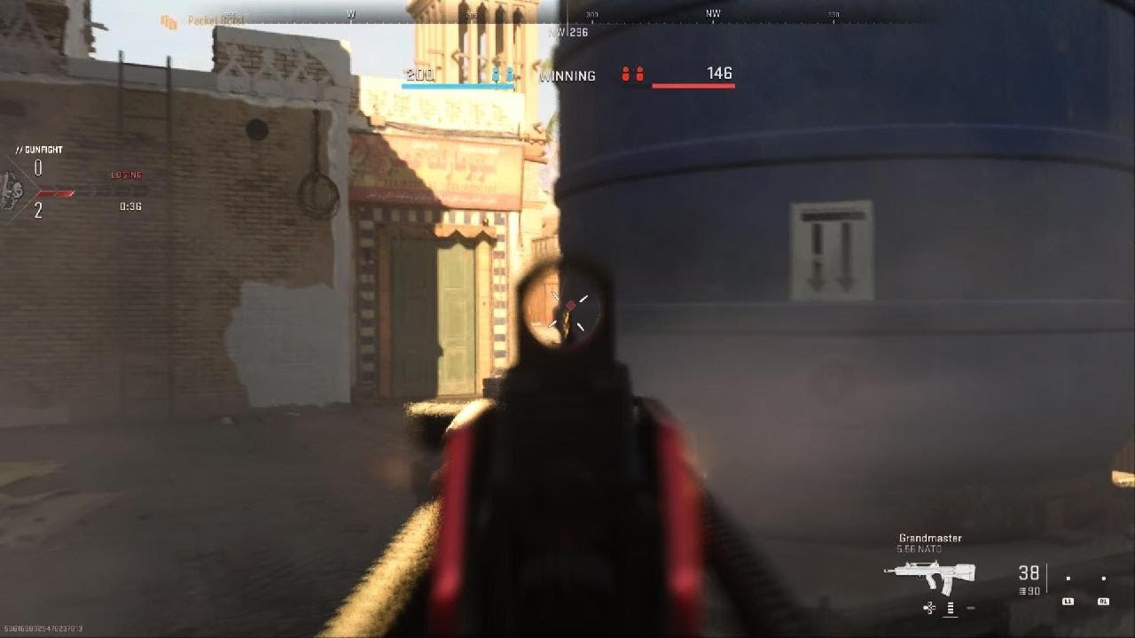 Call of Duty Modern Warfare 2 playing gunfight  blueprints