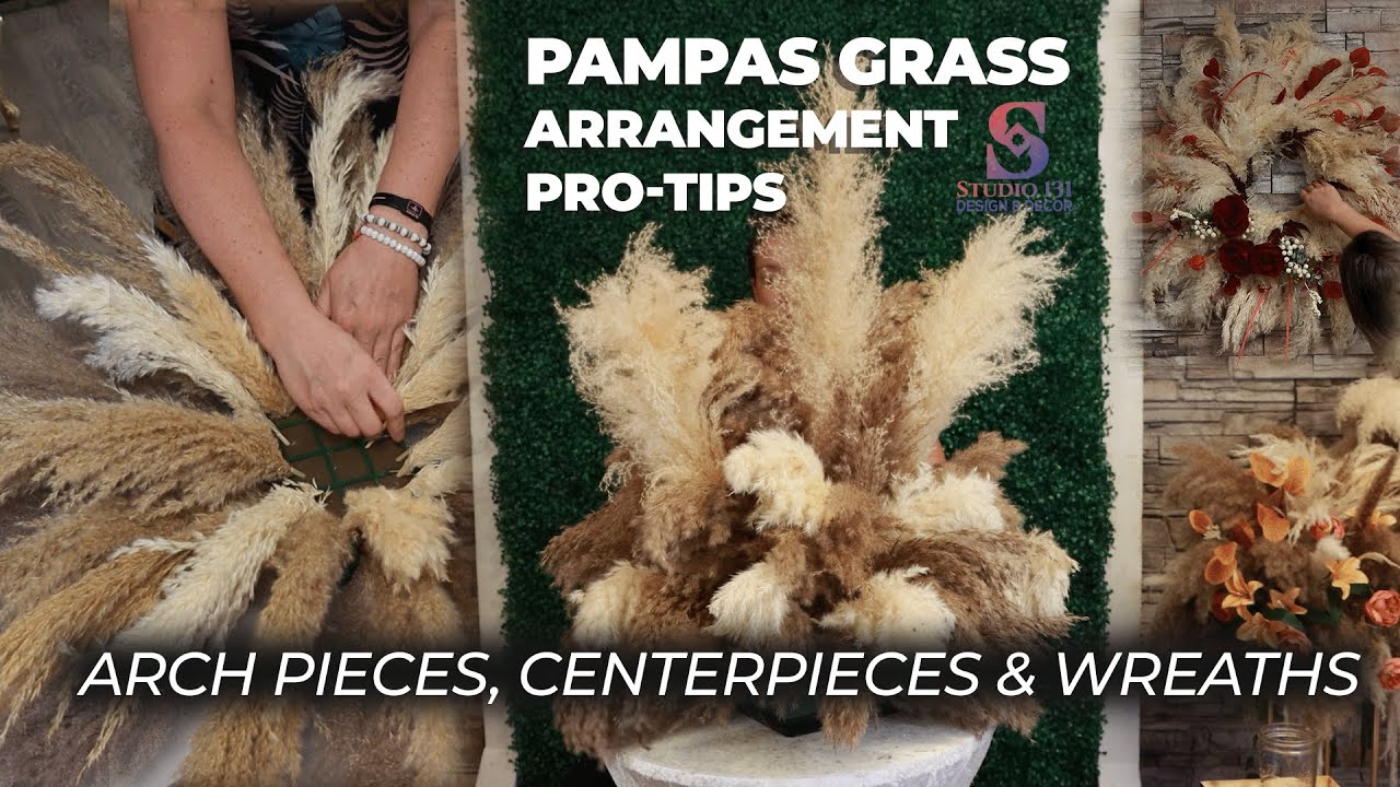 Pampas Grass Silk Floral Arrangement Pro-Tips for Event and Home Decor