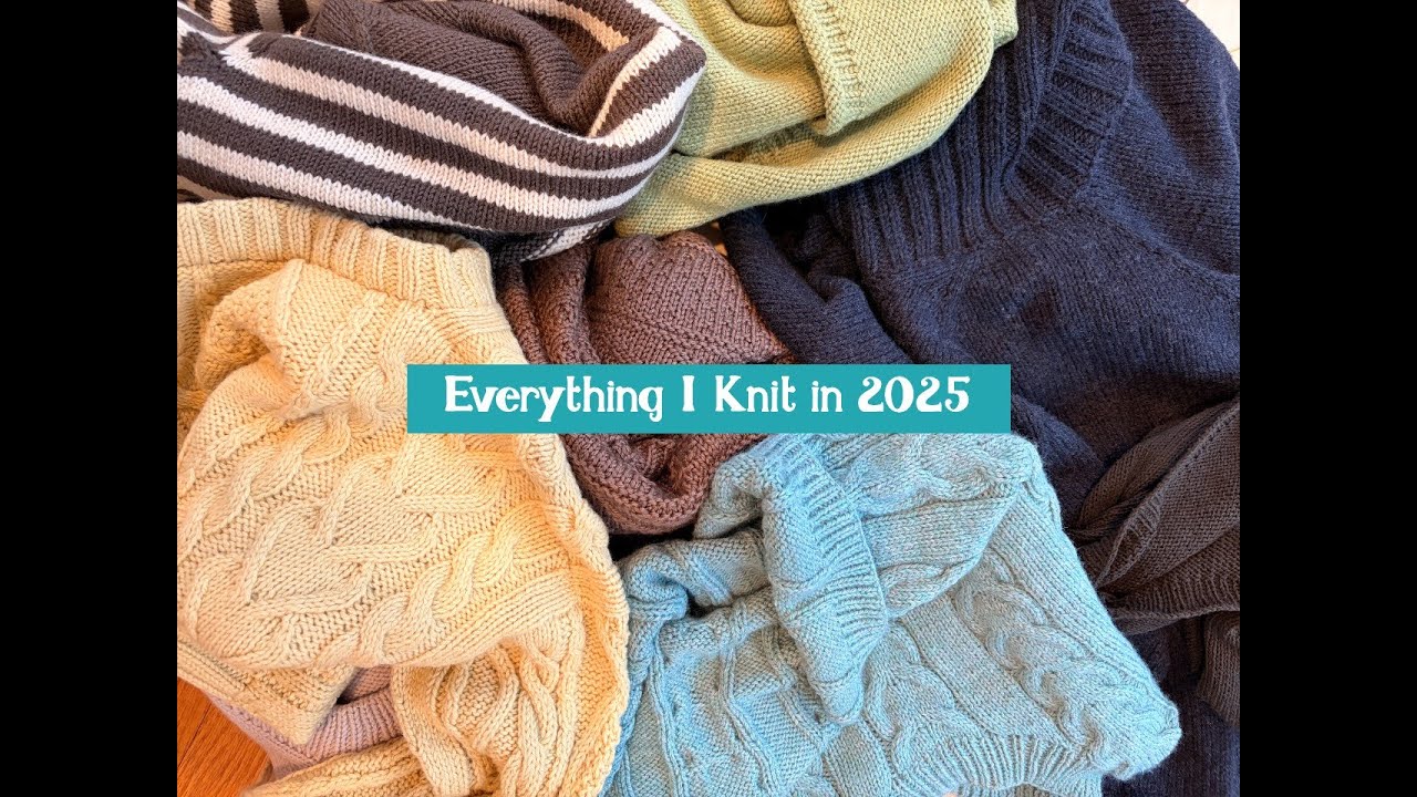 Everything I Knit in 2025 | Try-ons and thoughts!