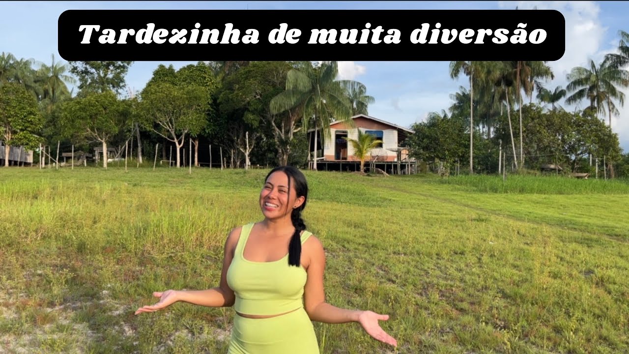VEJA COMO A GENTE SE DIVERTE NO SIMPLES/COMUNIDADE RIBEIRINHA/AMAZONAS 